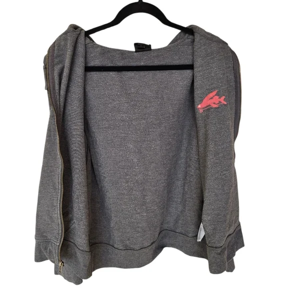 Patagonia Flying Fish Ahnya Full-Zip Hoodie Grey Size Medium 39560 FA18 - Picture 2 of 11